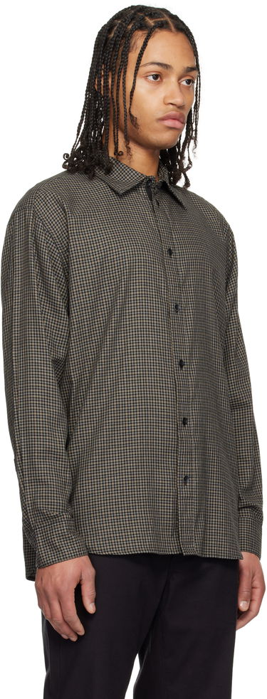 Риза rag & bone Rag & Bone Matthew Plaid Shirt Кафяво | MBW24HA003GHML, 1