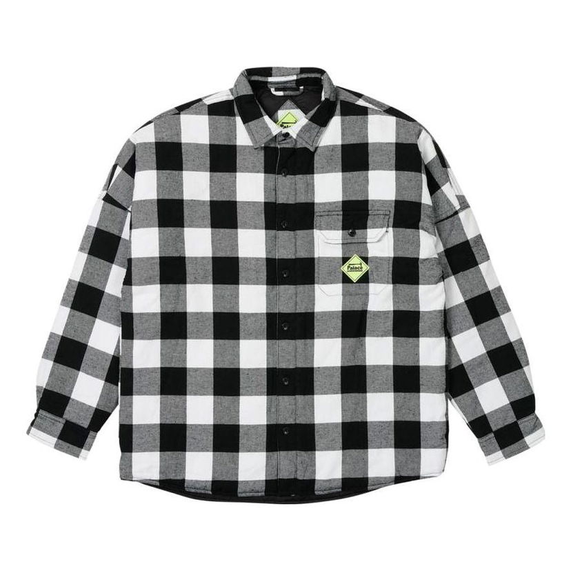 Риза Palace Insulated Checkered Shirt Черно | P25SHT045