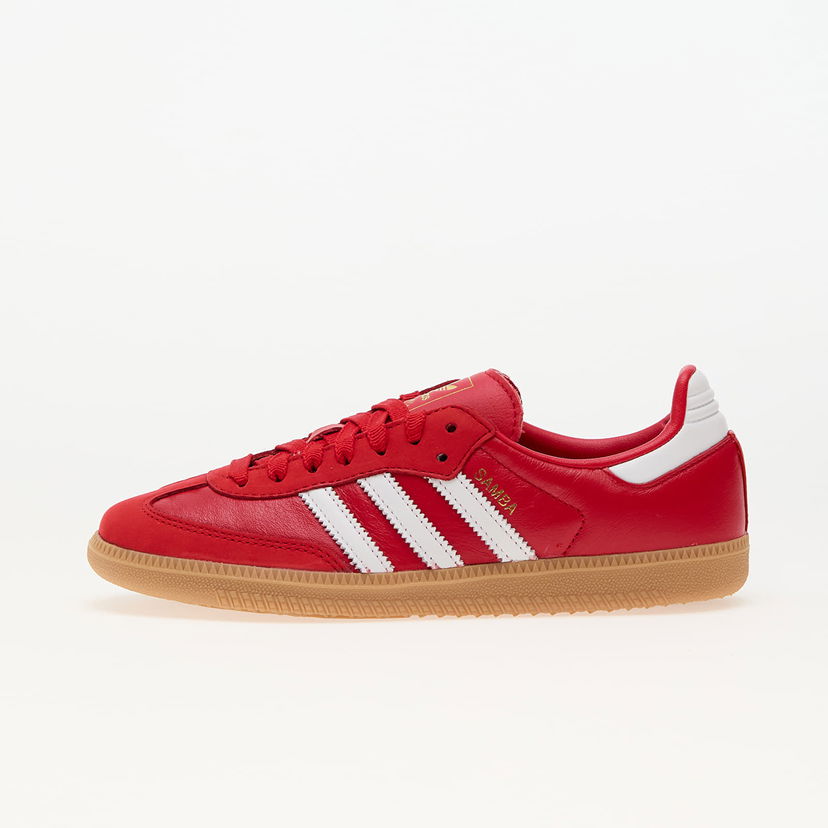 Кецове и обувки adidas Originals Samba Og W Better Scarlet/ Ftw White/ Gold Metallic Червено | IE6524