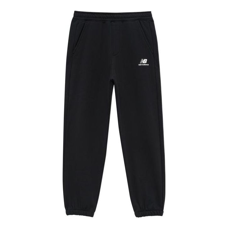 Спортни панталони New Balance Essentials Stacked Logo Sweatpants Черно | AMP24383-BK, 0