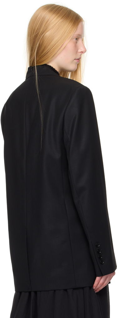 Яке TOTEME TOTEME Raw Lapel Blazer Черно | 253-WRZ0054-FB0435, 2