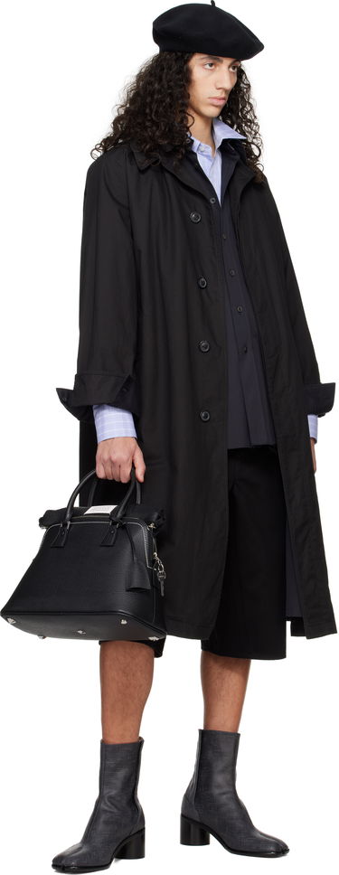 Голяма пазарска чанта Maison Margiela 5AC Classique Medium Tote Черно | S56WG0093 P4455, 3