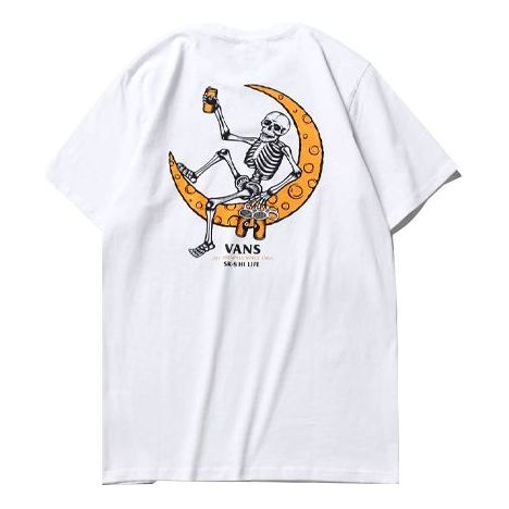 Тениска Vans Vans Skate Life T-Shirt Бяло | VN0A54IIWHT, 0