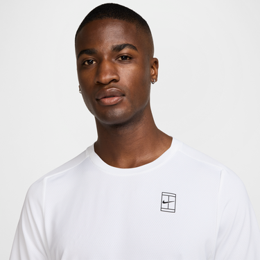 Тениска Nike NikeCourt Advantage Dri-FIT Tennis T-Shirt Бяло | FZ6910-100, 4