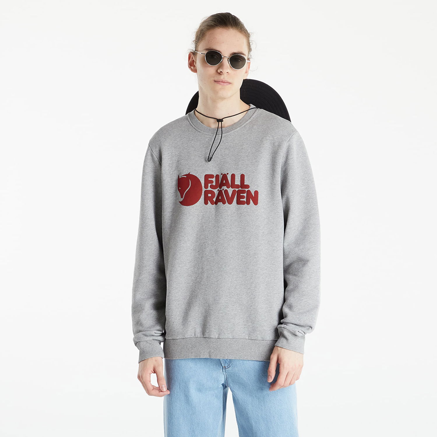 Суитчър FJÄLLRÄVEN Logo Sweater Сиво | F84142-020-999, 0