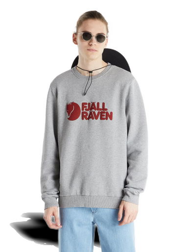 Суитчър FJÄLLRÄVEN Logo Sweater Сиво | F84142-020-999