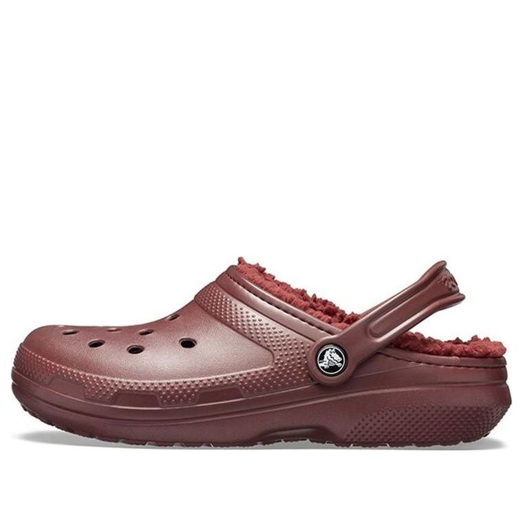 Кецове и обувки Crocs Classic Clog Lined Sandals Бургунди | 203591-60U