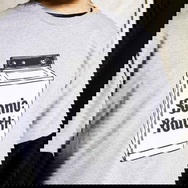 Тениска Pleasures Techpack Tee Heather Grey Сиво | P23SY020-GREY, 4