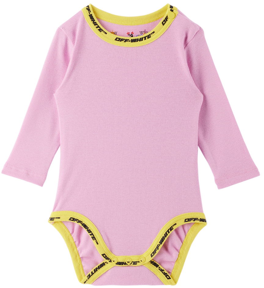 боди Off-White Industrial Trim Bodysuit Розово | OGX2001F22JER0013018, 0