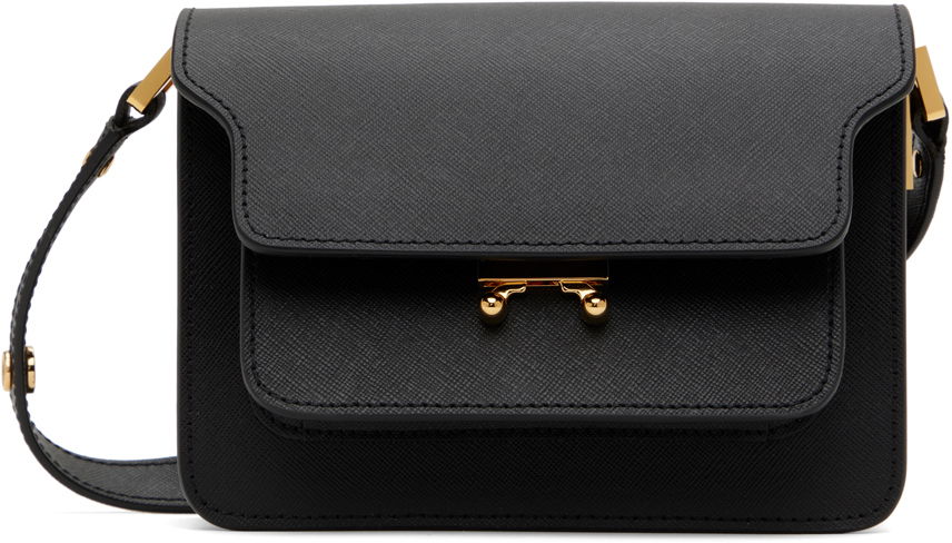 Чанта през рамо Marni Mini Trunk Bag Черно | SBMPS01U07 LV520, 0