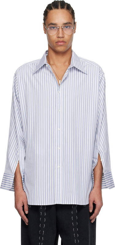 Риза Maison Margiela Maison Margiela Stripe Cotton Shirt Бяло | S50DT0049 M35311, 0