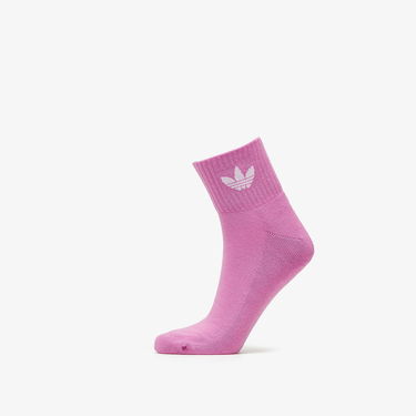 Бельо и чорапи adidas Originals Mid Ankle Crew Socks 3-Pack Розово | HL9229, 5