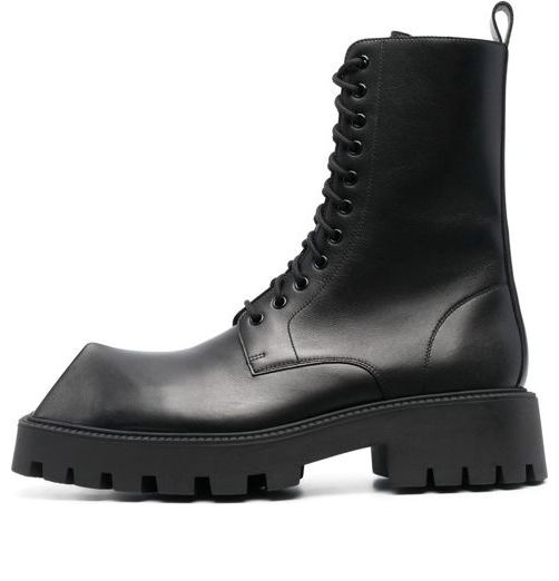 Кецове и обувки Balenciaga Rhino Lace Up Boots Черно | 712638WBB501000, 0