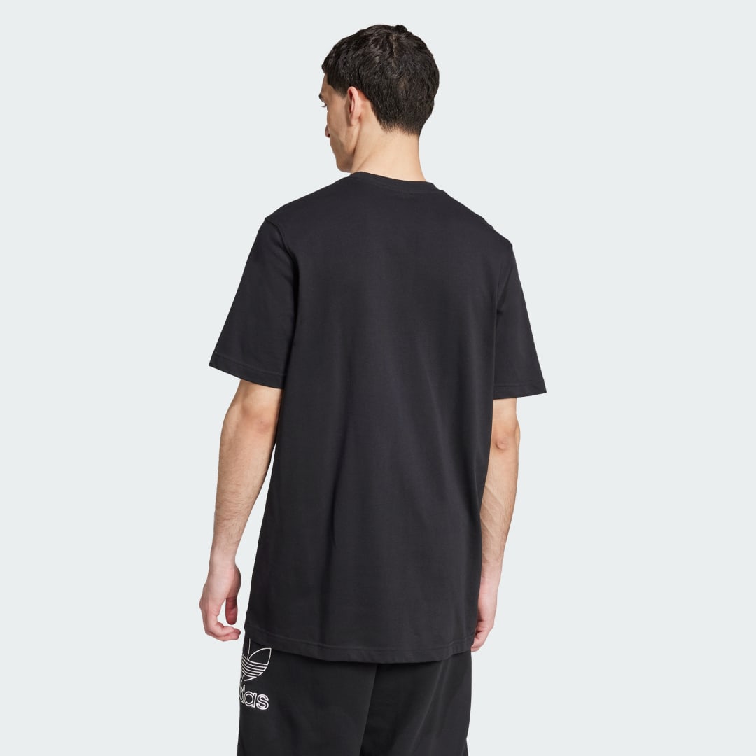 Тениска adidas Performance Outline Trefoil T-Shirt Черно | JP1088, 1