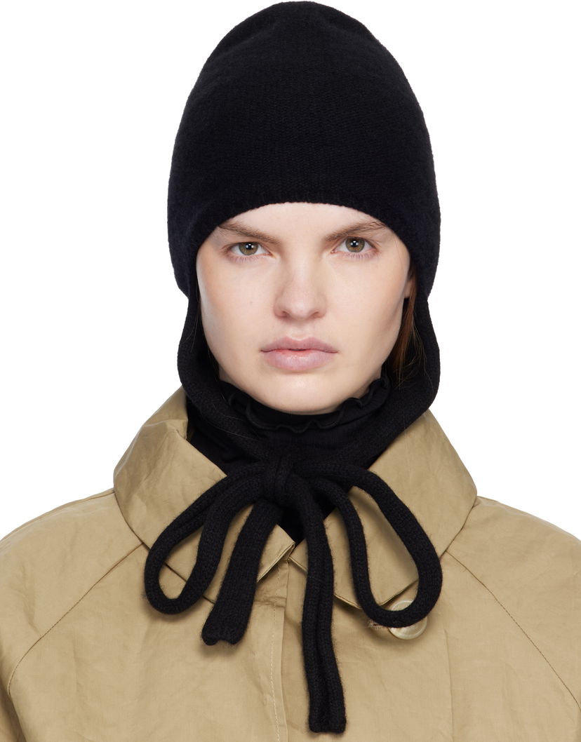 Шапка Baserange Knitted Tier Hood Черно | ACTHW-RC-WI25