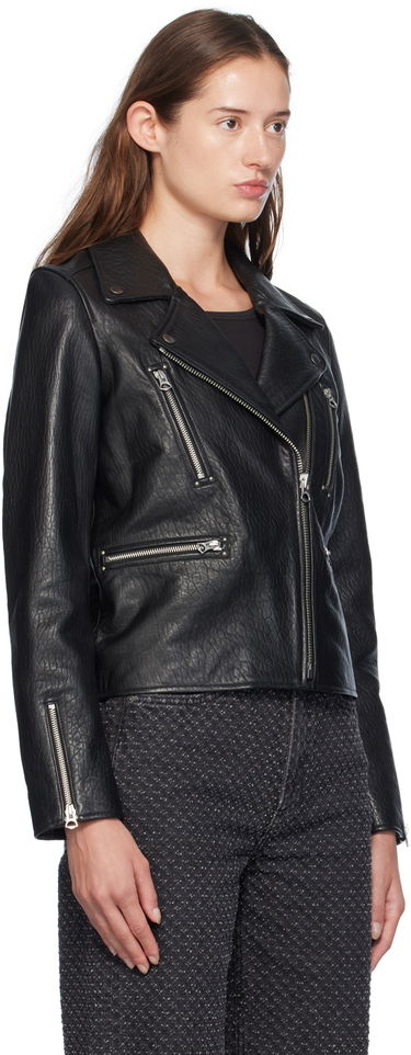 Яке rag & bone rag & bone Arrow Leather Jacket Черно | WAW24F2012BU12, 1