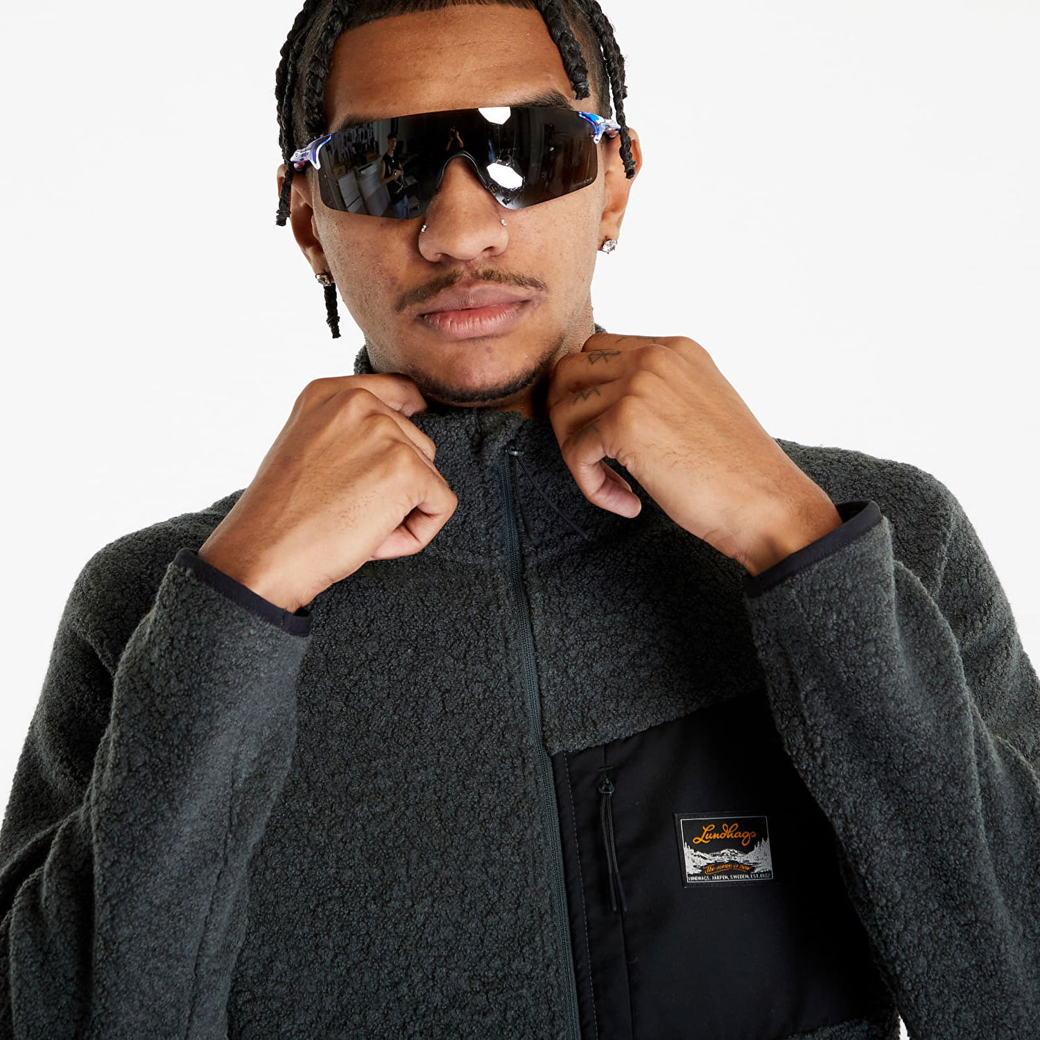 Яке Lundhags Flok Pile Wool Fleece Jacket Сиво | 1113100-484, 1