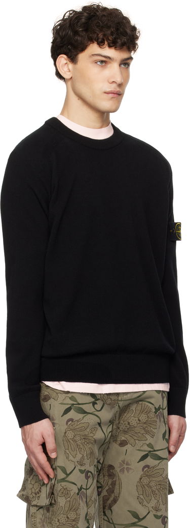 Пуловер Stone Island Stone Island Light Geelong Wool Sweater Черно | K1S15 5100045 S00B4, 1