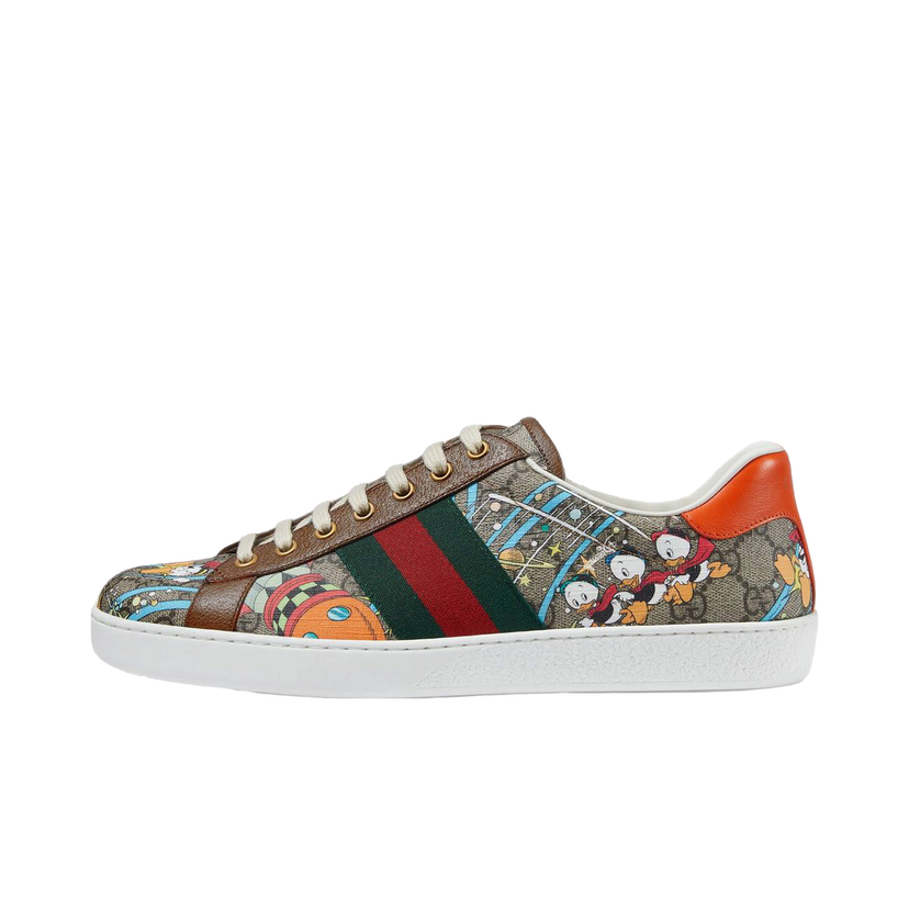 Кецове и обувки Gucci Ace x Disney Huey, Dewey, Louie Print (W) Многоцветен | 649657 2M110 8960