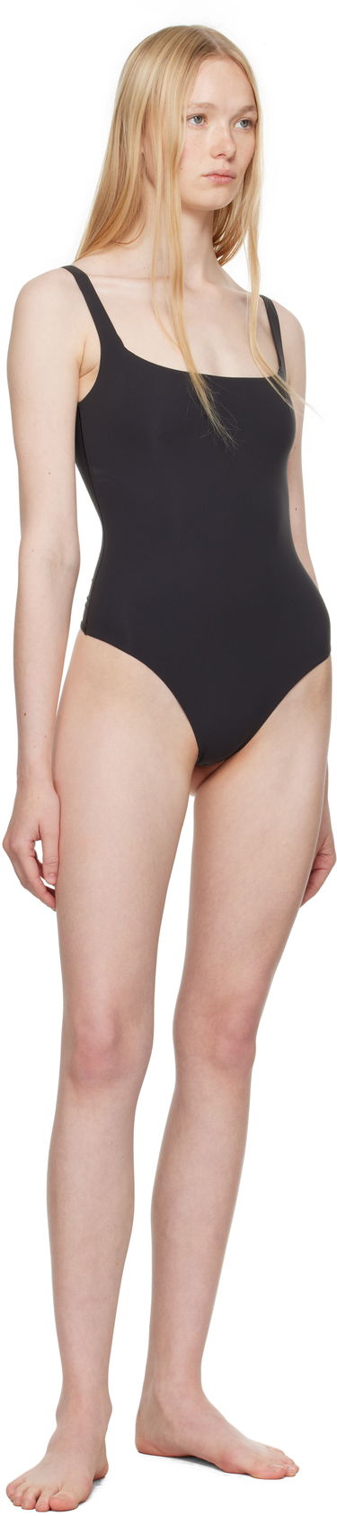 боди SKIMS SKIMS Fits Everybody Square Neck Bodysuit Черно | BD-THG-9224, 3