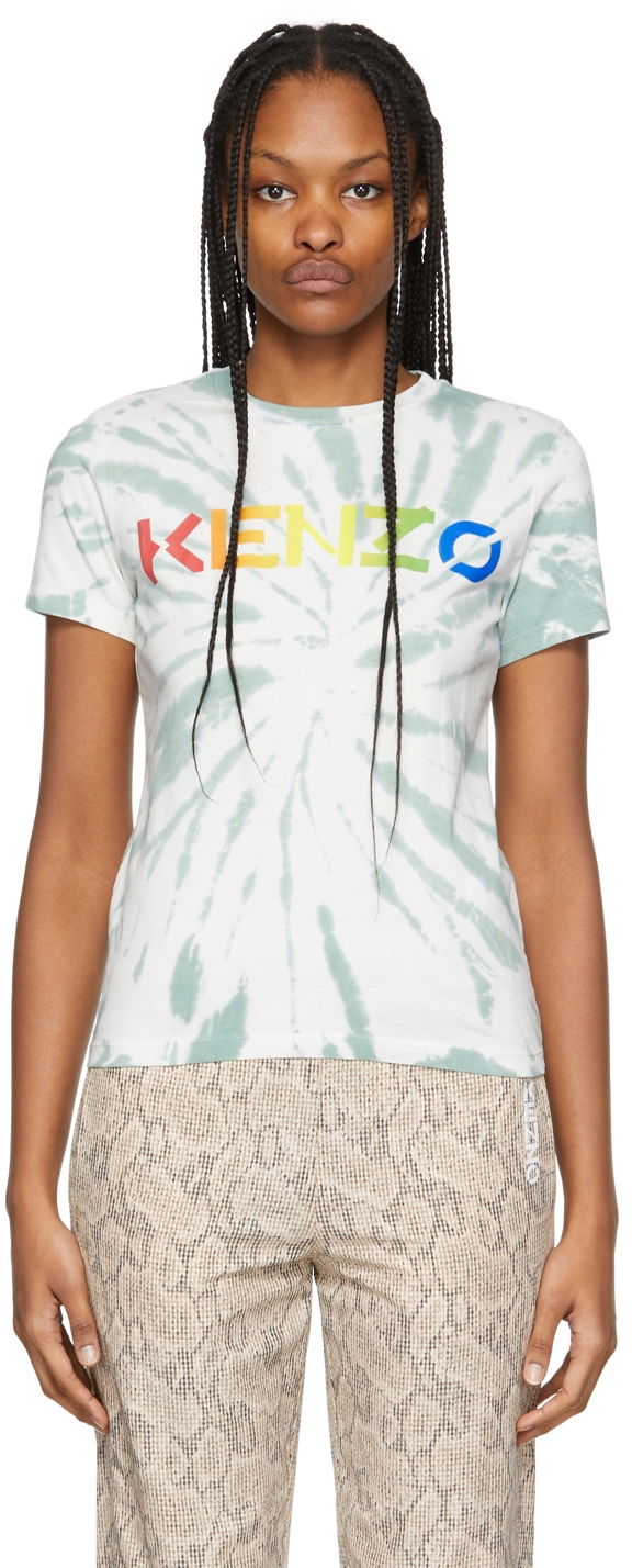 Тениска KENZO Cotton T-Shirt Зелено | FC52TS8544SA, 0