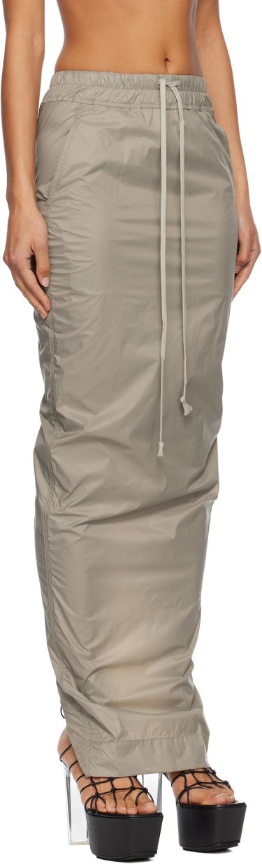 Пола Rick Owens DRKSHDW Concordians Pull On Pillar Maxi Skirt Черно | DS02E7332 NP, 4