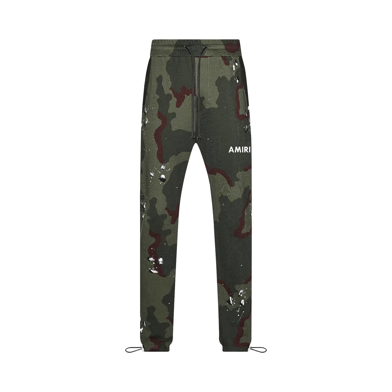 Спортни панталони AMIRI Army Logo Sweatpant Зелено | PF22MJL046 901 CAMO, 1
