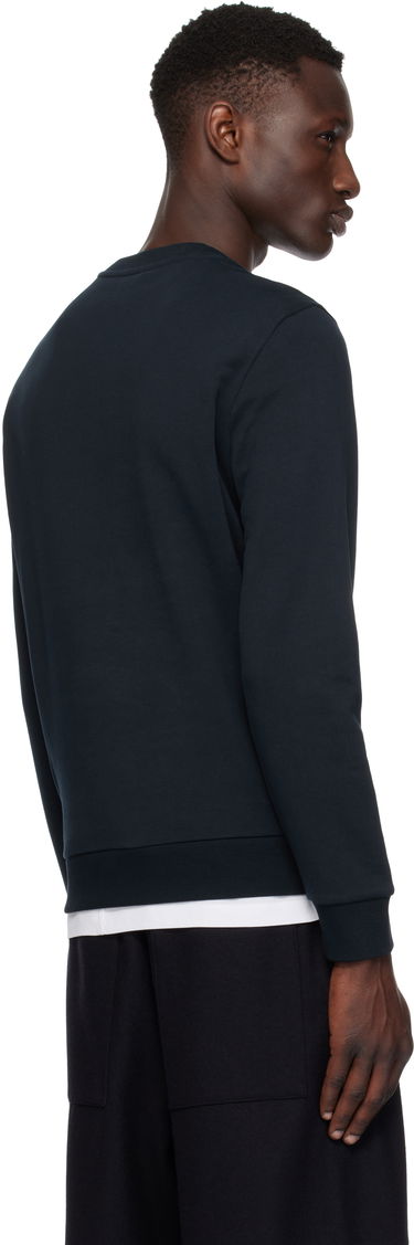 Пуловер Moncler Moncler Faded Logo Cotton Sweatshirt Тъмно синьо | K10918G00039809KR, 2