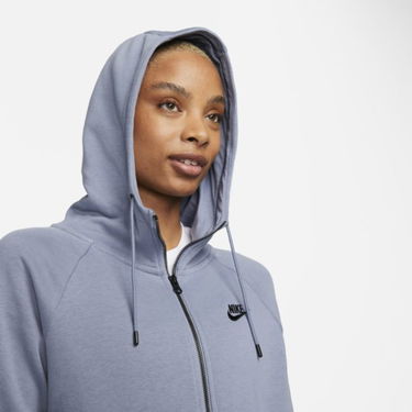 Суитчър Nike Sportswear Essential Full-Zip Fleece Hoodie Синьо | DX2317-493, 1
