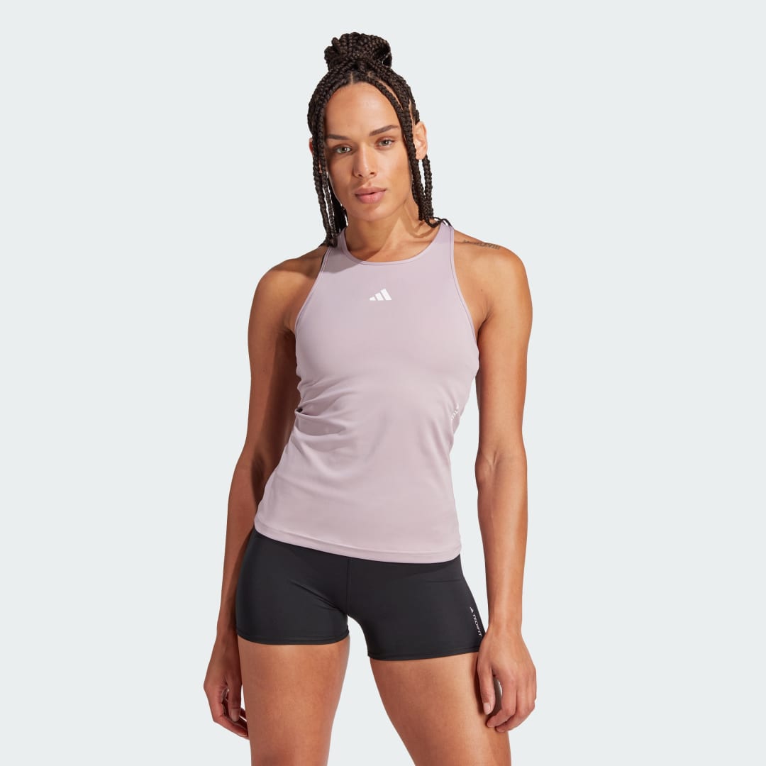 Потник adidas Performance Techfit Racerback Training Tank Top Розово | IT9182, 0