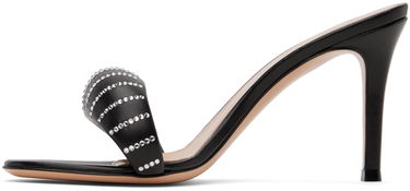 Аксесоари Gianvito Rossi Gianvito Rossi Bijoux Crystal Heeled Sandals Черно | G18960.85RIC.NAP, 2