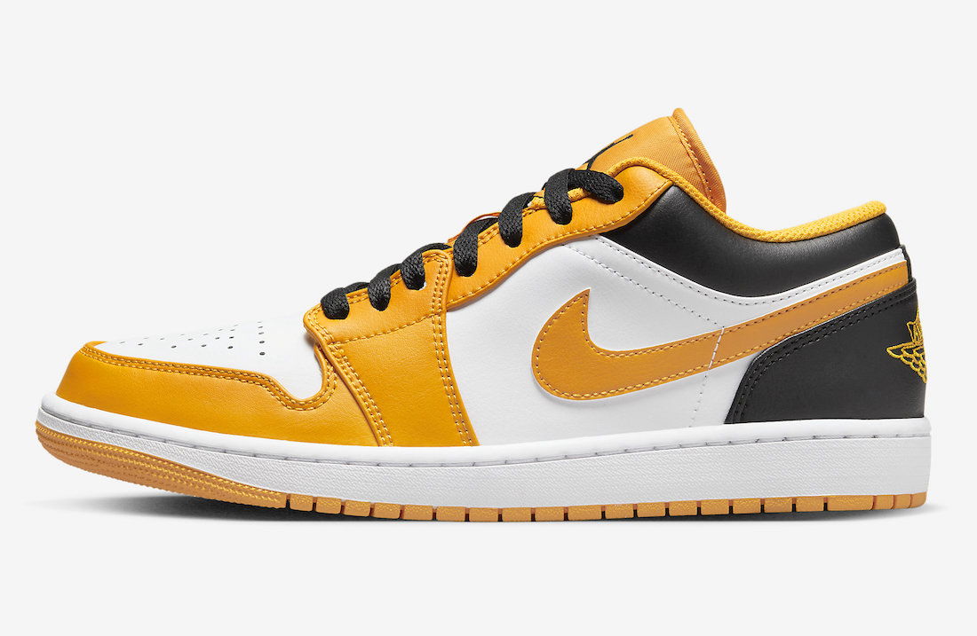 Кецове и обувки Jordan Air Jordan 1 Low "Taxi White" Жълто | 553558-701, 0