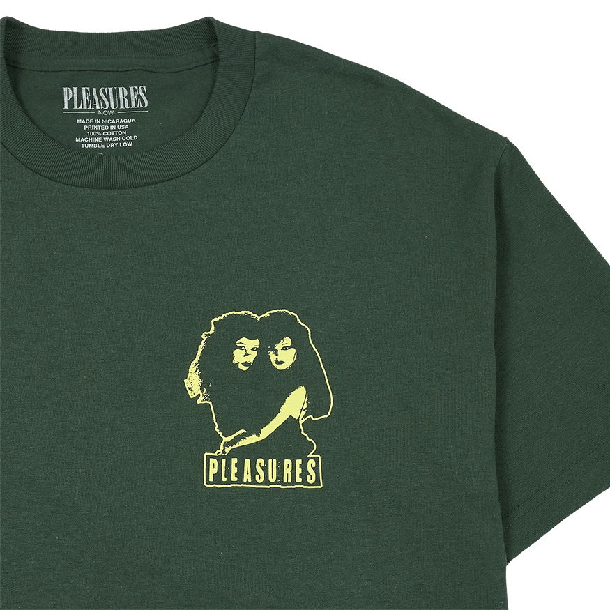 Тениска Pleasures Volume Tee Зелено | P22SU047-GREEN, 1