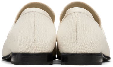 Облекло TOTEME TOTEME 'The Canvas' Penny Loafers Бяло | 233-8014-855, 1