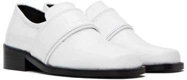 Кецове и обувки BY FAR BY FAR Cyril Loafers Бяло | 23PFCYRLWHMCEL, 3