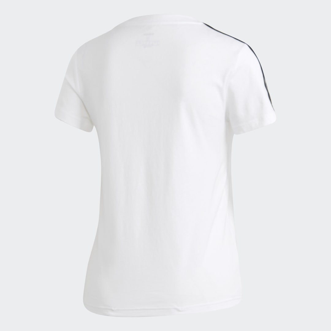 Тениска adidas Performance Essentials 3-Stripes Бяло | GH7887, 1