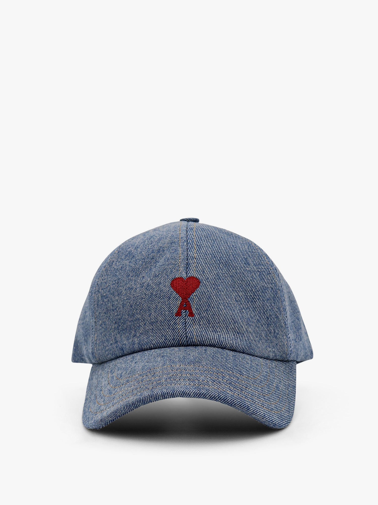 Шапка с козирка AMI Denim Baseball Cap Ami Paris Синьо | UCP116DE0046480, 0