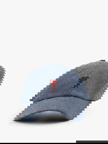 Шапка с козирка AMI Denim Baseball Cap Ami Paris Синьо | UCP116DE0046480, 0