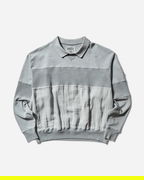 Overdye Collared Light Crewneck Sweatshirt