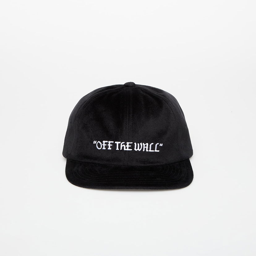 Шапка с козирка Vans Vans Off The Wall Jockey Cap Черно | VN000Q9ZBLK1