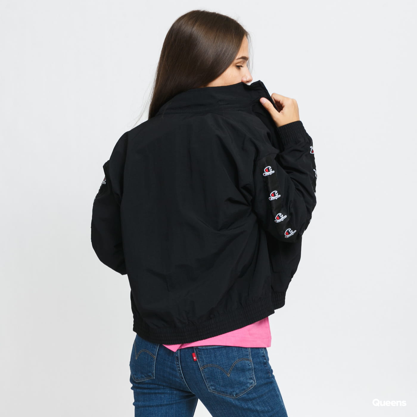 Ветровка Champion Full Zip Top Черно | 114562 KK001, 1