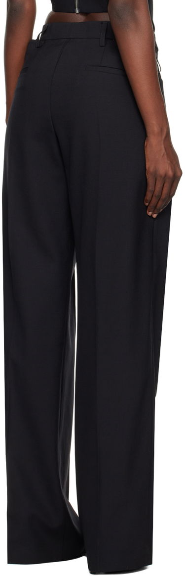 Панталони Dion Lee Picot Detail High-Waisted Trousers Черно | C2151P23, 2