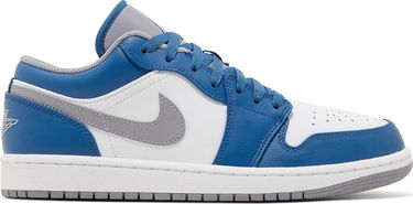 Кецове и обувки Jordan Air Jordan 1 Low "True Blue Cement" Синьо | 553558-412, 2