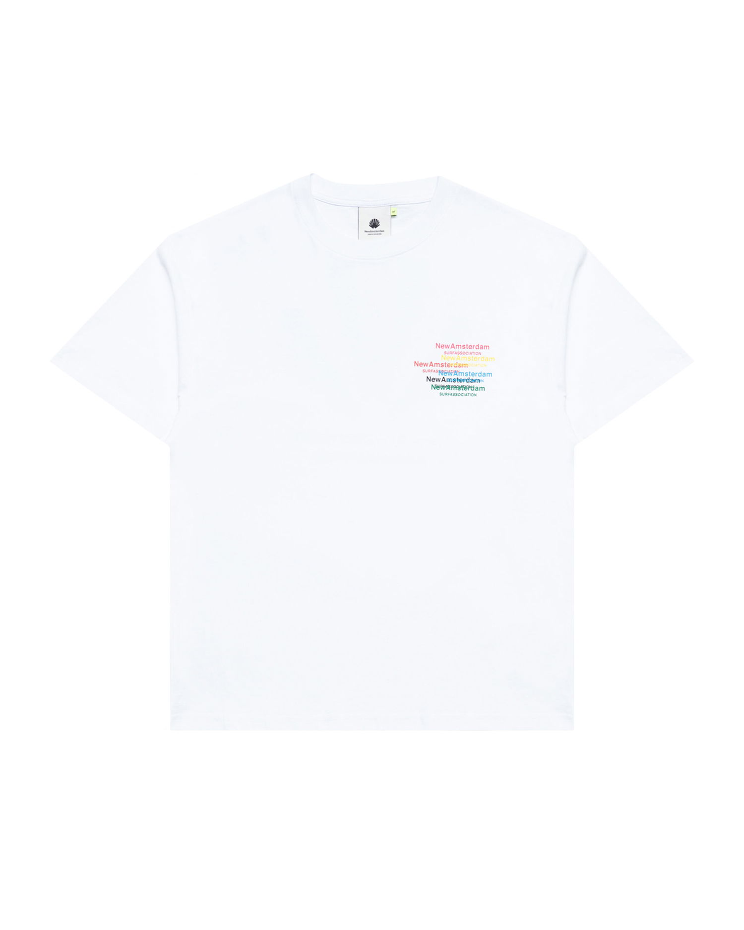 Тениска New Amsterdam Surf Association New Amsterdam Surf Association Collage T-Shirt Бяло | 2502077001, 0