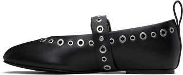 Кецове и обувки rag & bone Spire Mary Jane Ballerina Flats Черно | WFF24HF1008LE08, 2