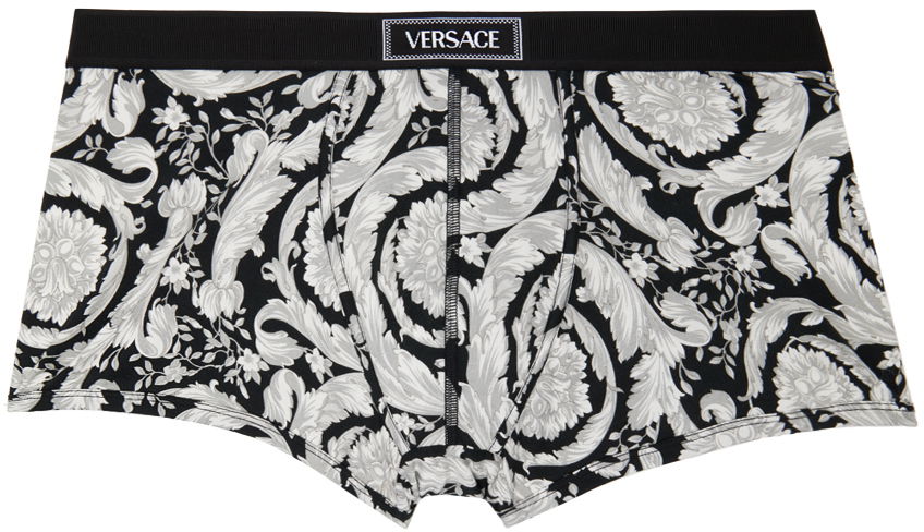 Боксерки Versace Versace Printed Boxers Черно | 1014038_1A11603, 0