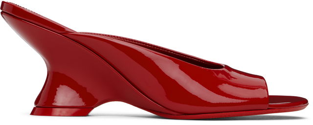 Dries Van Noten Open-Toe Leather Mules