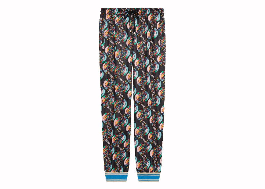 Панталони Gucci The North Face x Jogging Pants Black/Multicolor Черно | 675551 XJDWY 1072, 0
