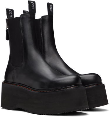 Облекло R13 R13 Double Stack Platform Chelsea Boots Черно | R13S0245-001, 3