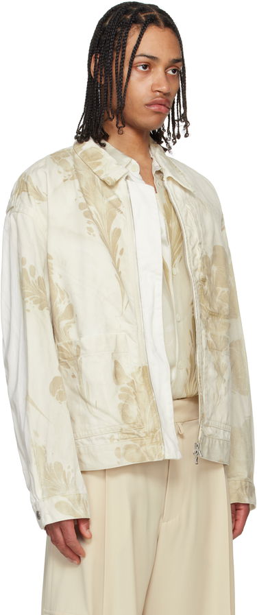 Яке бомбър Dries Van Noten Dries Van Noten Printed Jacket Бежово | 251-020550-1556, 1